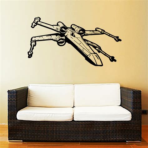 Xwing Wall Decal Vinyl Sticker Decals Star Wars X-wing Fighter - Etsy