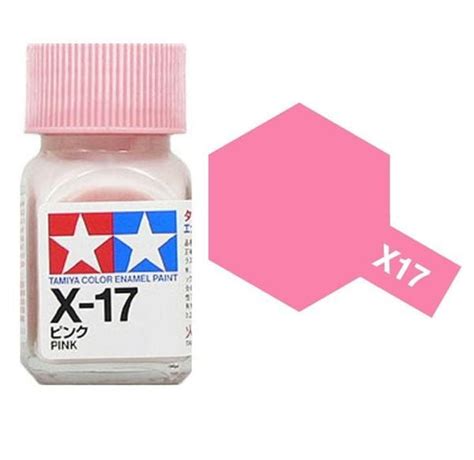 Tamiya Color Enamel Paint 10ml X-17 (Pink) | Maritime Hobbies & Crafts