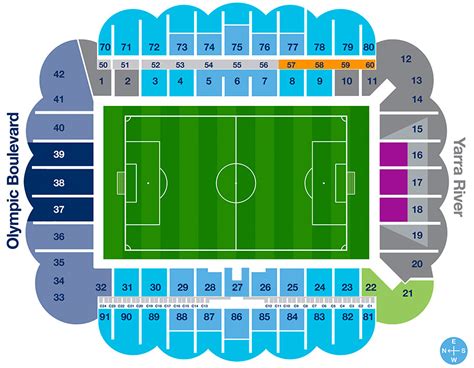 AAMI Park Seating Map (Melbourne Rectangular Stadium) | Austadiums