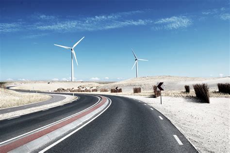 Free Images : sky, road, street, windmill, machine, blue, wind turbine, winding, generator, wind ...