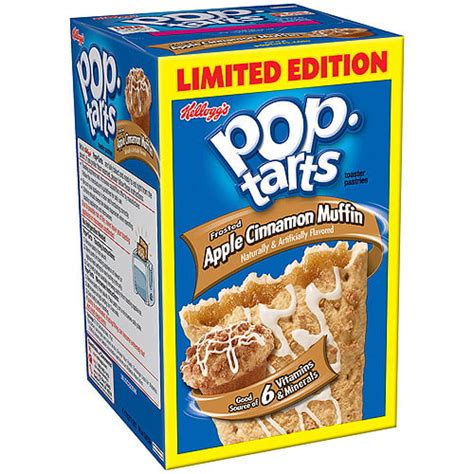 Kellogg's Pop-Tarts Frosted Apple Cinnamon Muffin Toaster Pastries, 8 count, 14.1 oz - Walmart ...