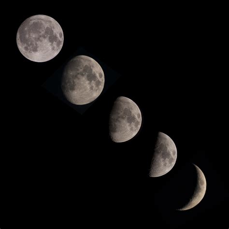 Waxing Moon Composite [Stellar Neophyte Astronomy Blog]