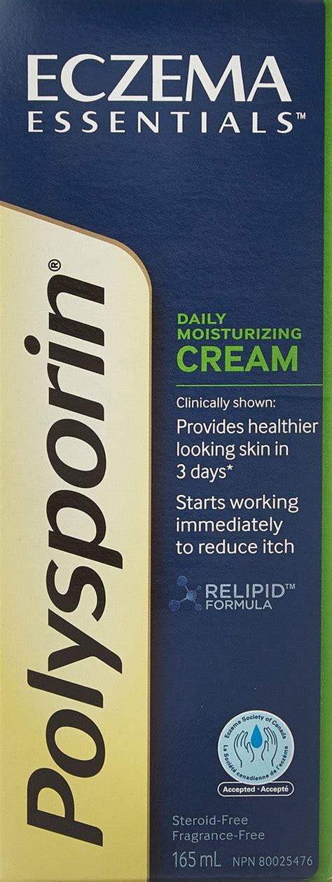 Polysporin Daily Moisturizing Cream, 165ml/5.6 fl. oz., {Imported from Canada} | Caffeine Cams ...