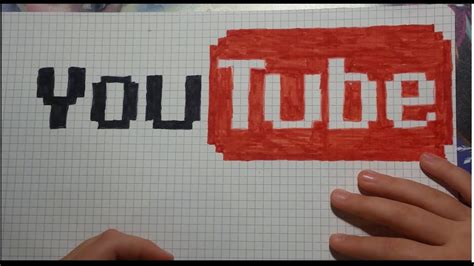 Youtube Logo Pixel Art