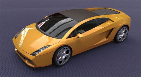 Lamborghini Gallardo 2005 free 3D Model OBJ 3DS FBX STL | CGTrader.com