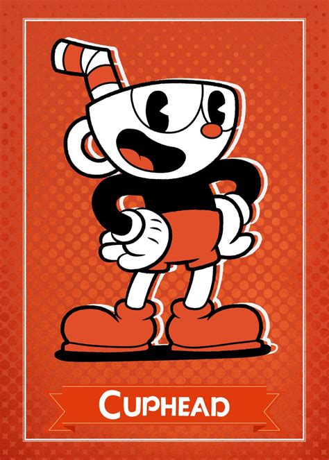 'Cuphead Character' Poster, picture, metal print, paint by Cuphead ...