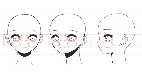 How To Draw A Face Anime Step By Step Attributes of anime characters how to draw a little girl