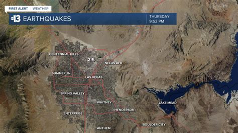 Earthquake strikes Las Vegas with a magnitude of 2.5