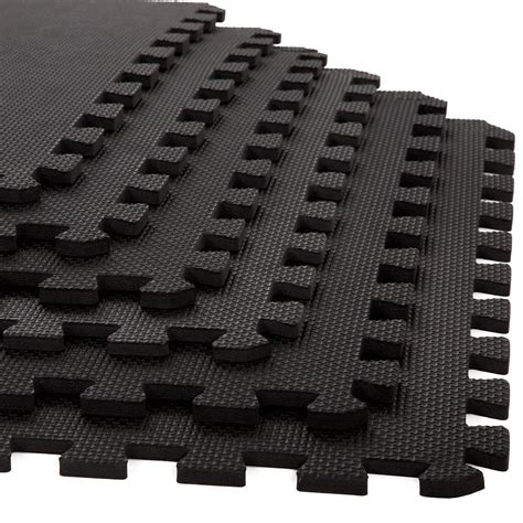 Stalwart Foam Mat Floor Tiles, Interlocking EVA Foam Padding, 6 Pack, 3 ...