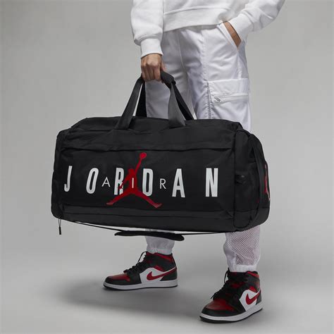 Nike Air Jordan Velocity Duffle Duffle Bag (55l) In Black, | Lyst