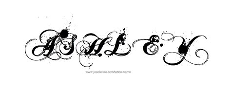 Ashley Name Tattoo Designs