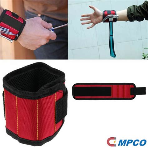 Magnetic Tool Bracelet Wristband Holder for Screw & Nail - MPCO Magnets