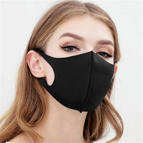 New Fashion Dustproof Mouth Mask Breathable Sponge Unisex Sponge Elastic Earloop Face Mouth Mask ...