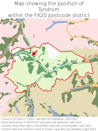 Where is Tyndrum? Tyndrum on a map