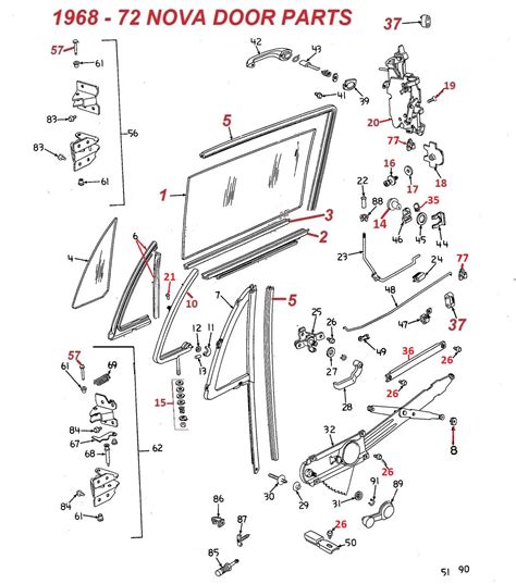 72 Chevy Nova Wiring Diagram Schematic