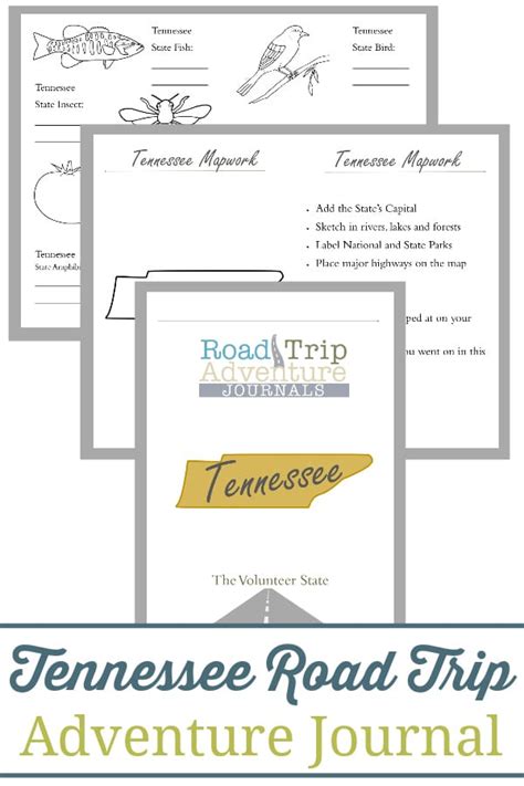 Tennessee Road Trip Adventure Journal - Year Round Homeschooling