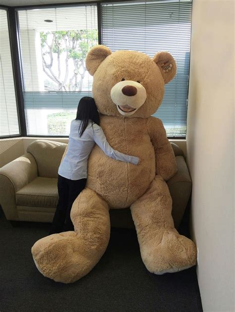 New w/Tag Costco 93" Teddy Bear HugFun Huge 8 Ft Plush Toy Gigantic Large