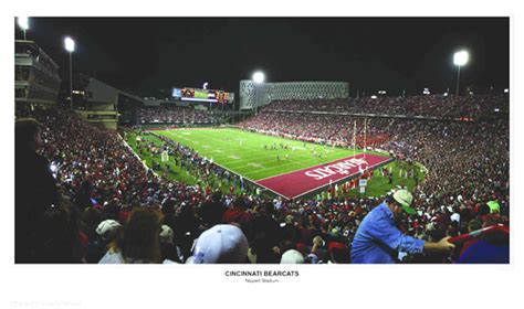 University of Cincinnati Bearcats Nippert Stadium Panoramic Photo