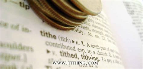 Tithe Definition - An Explanation of Biblical Tithing