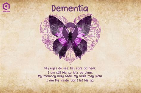 Dementia Alzheimers Awareness Graphic by Quoteer · Creative Fabrica