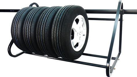 440 lb Adjustable Wall Mount Tire Rack | Steel racks, Tire rack, Garage ...