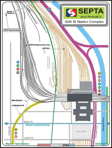 30th street station map - Philadelphia 30th street station map ...