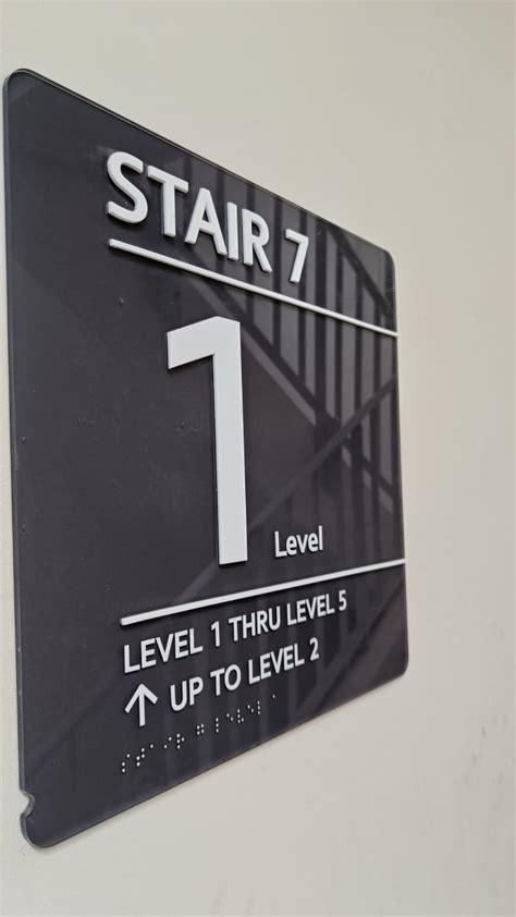 Enhancing Accessibility through Braille Signage