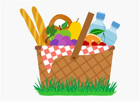 Picnic-basket - Picnic Illustration Free , Free Transparent Clipart - ClipartKey