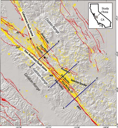 Subsurface geometry of the San Andreas‐Calaveras fault junction ...