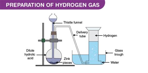 Lab preparation of Hydrogen in grade 9 science, reference notes ...