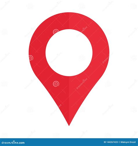 Red Maps Pin. Location Map Icon. Location Pin. Pin Icon Vector Stock ...