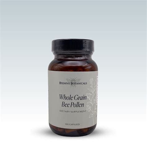 Whole Grain Bee Pollen Capsules – Beehive Botanicals