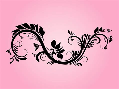 Decorative Floral Swirl Vector Art & Graphics | freevector.com