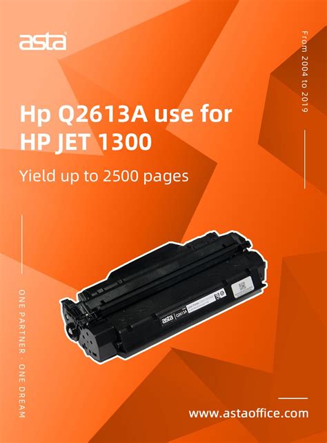 Hp Q2613A Toner Cartridges use for Hp Jet 1300 Yield up to 2500 pages | Toner cartridge, Toner ...