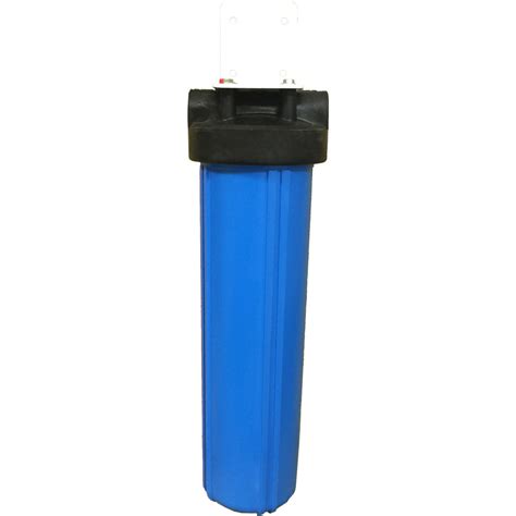 20" Single Canister Big Blue Activated Alumina Whole House Filter