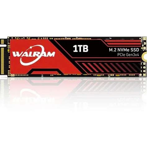 SSD M2 Nvme 1TB Wal RAM 2000MBs Leitura 1800MBs