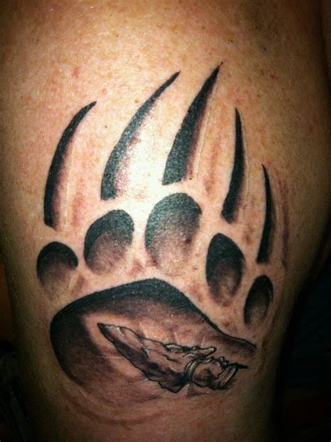 Bear Paw Tattoos Designs, Ideas and Meaning - Tattoos For You