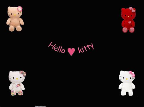Black Hello Kitty Backgrounds - Wallpaper Cave