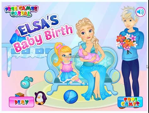 Frozen Elsa Baby Birth / Disney Frozen Game - Elsa Frozen Baby Feeding Videos Games For Girls ...