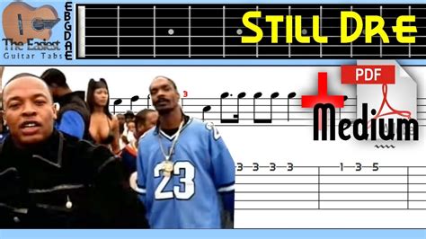 Still D.R.E. Loop Guitar Tab - YouTube