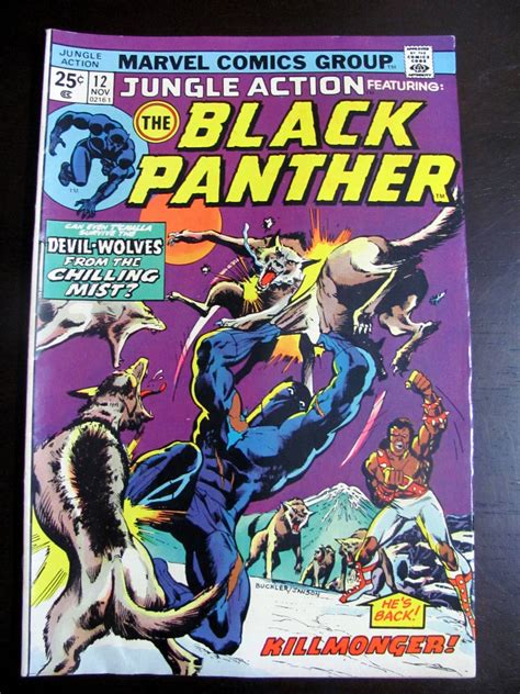 Jungle Action #12 (1974) VG+ Marvel Comics Black Panther Book-410 ...