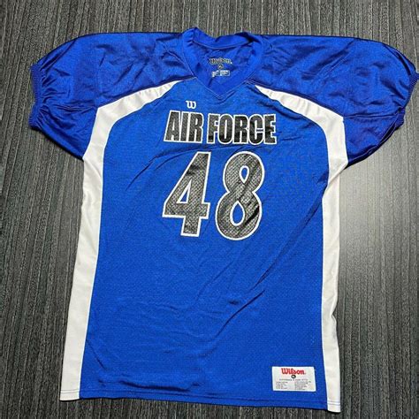 Air Force Football Jersey Men XL Adult Blue Wilson... - Depop