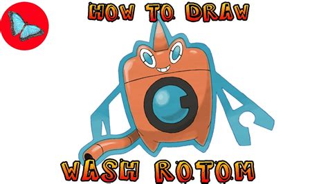 How To Draw Pokemon - Wash Rotom | Drawing Animals