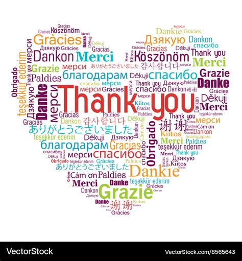 Stylized Thank You In Different Languages - HooDoo Wallpaper