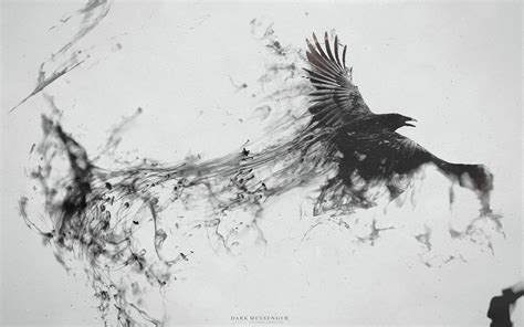 Shadow raven digital wallpaper, birds, raven, artwork, animals HD wallpaper | Wallpaper Flare