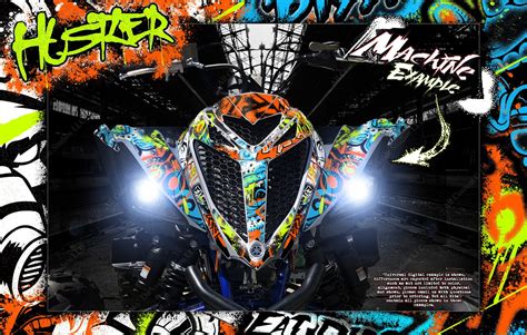 Darkside Studio Arts Yamaha Raptor 700 Graphics Wraps Skins and Decal - Darkside Studio Arts LLC.