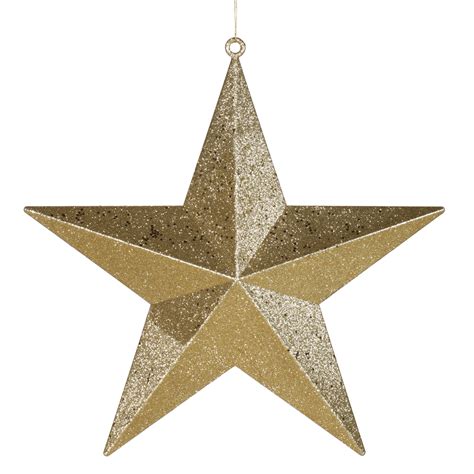 20 inch Gold Glitter Star Ornament | M116308