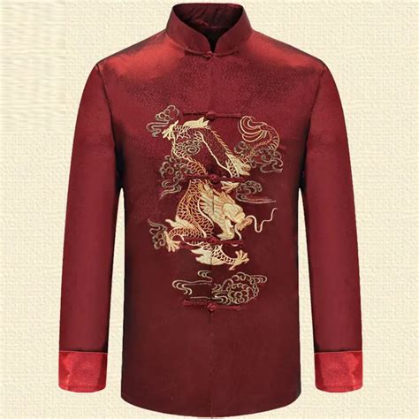 Aliexpress.com : Buy Elderly Man Wushu Tang Tops Tang Clothing Costume Chinese Hanfu Fall Shirts ...