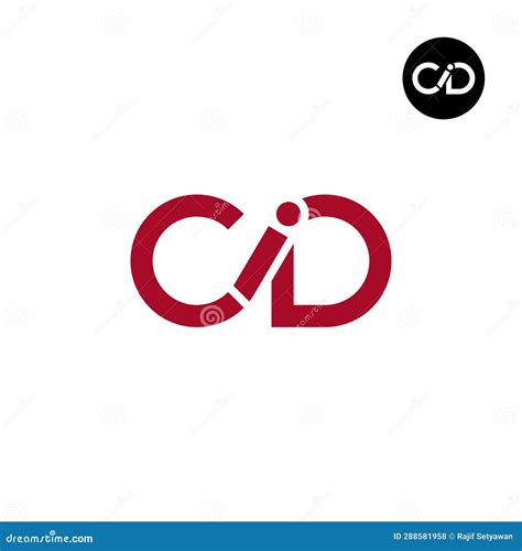 Letter CID Monogram Logo Design Stock Vector - Illustration of business ...