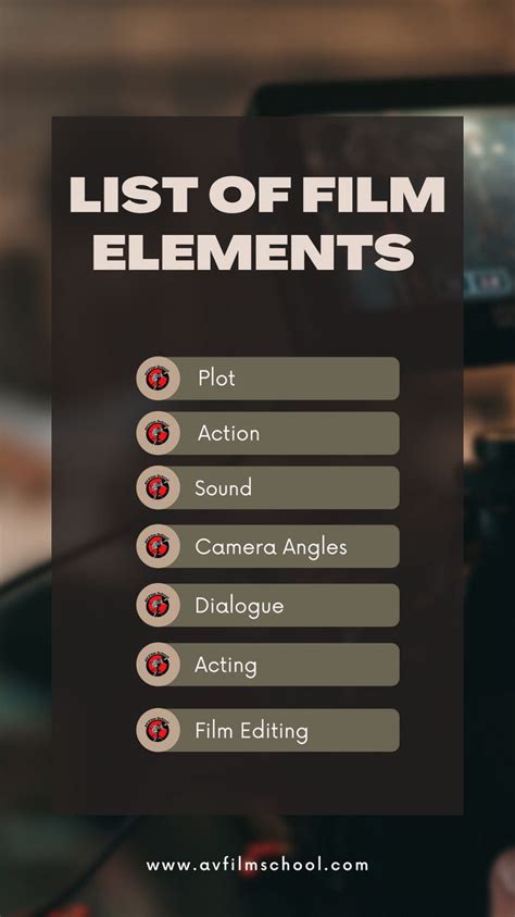 List Of Film Elements